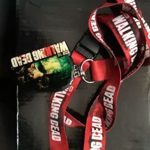 Red Walking Dead Landyard